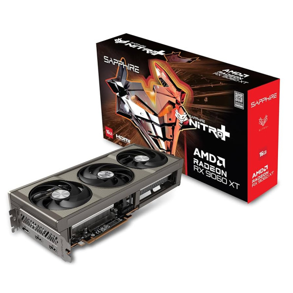 Sapphire Radeon RX 9060 XT 16GB NITRO+ GAMING OC (11350-01)