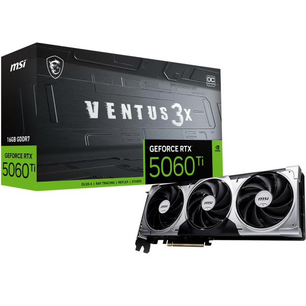 MSI GeForce RTX 5060 Ti 16G VENTUS 3X OC (G506T-16V3C)