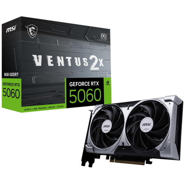 MSI GeForce RTX 5060 8G VENTUS 2X OC (G5060-8V2C, 912-V537-002)
