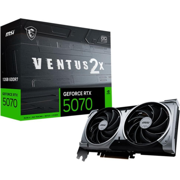 MSI GeForce RTX 5070 12G VENTUS 2X OC (912-V532-003, G5070-12V2C)