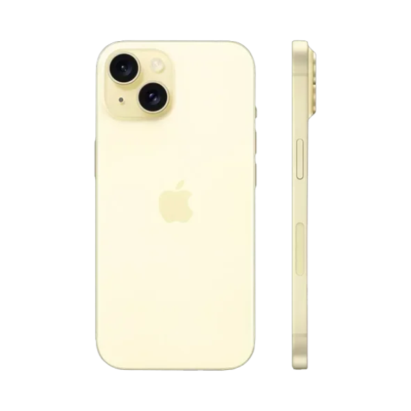 Смартфон Apple iPhone 15 128GB Yellow (MTP23) (Ідеальний стан), б/у